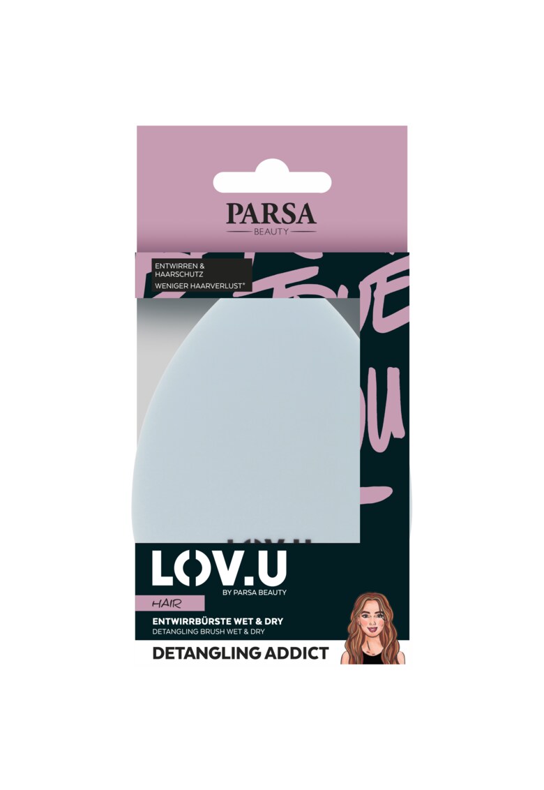 Perie de buzunar pentru descurcat - 1 bucata - Parsa