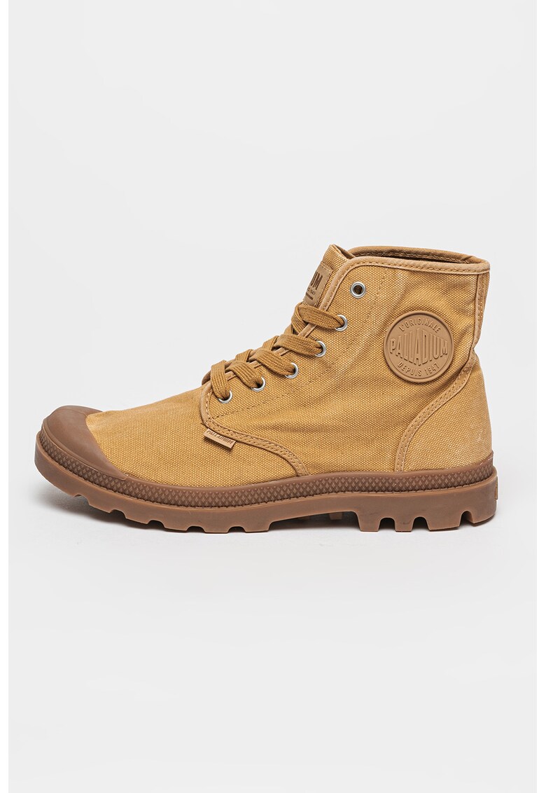 Pantofi sport din panza cu model uni