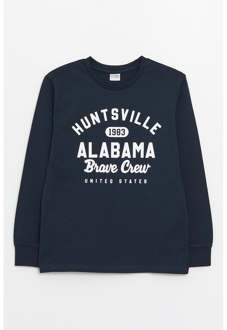 Bluza cu imprimeu text