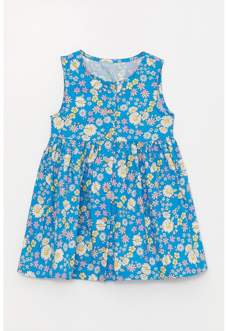 Rochie fara maneci cu nasturi
