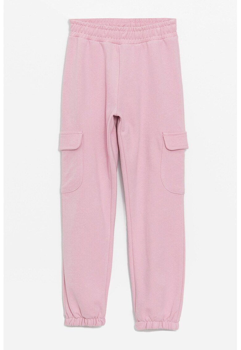 Pantaloni cargo cu terminatii elastice
