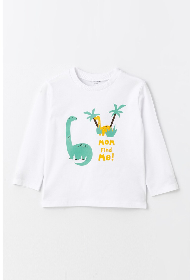Bluza din bumbac cu imprimeu