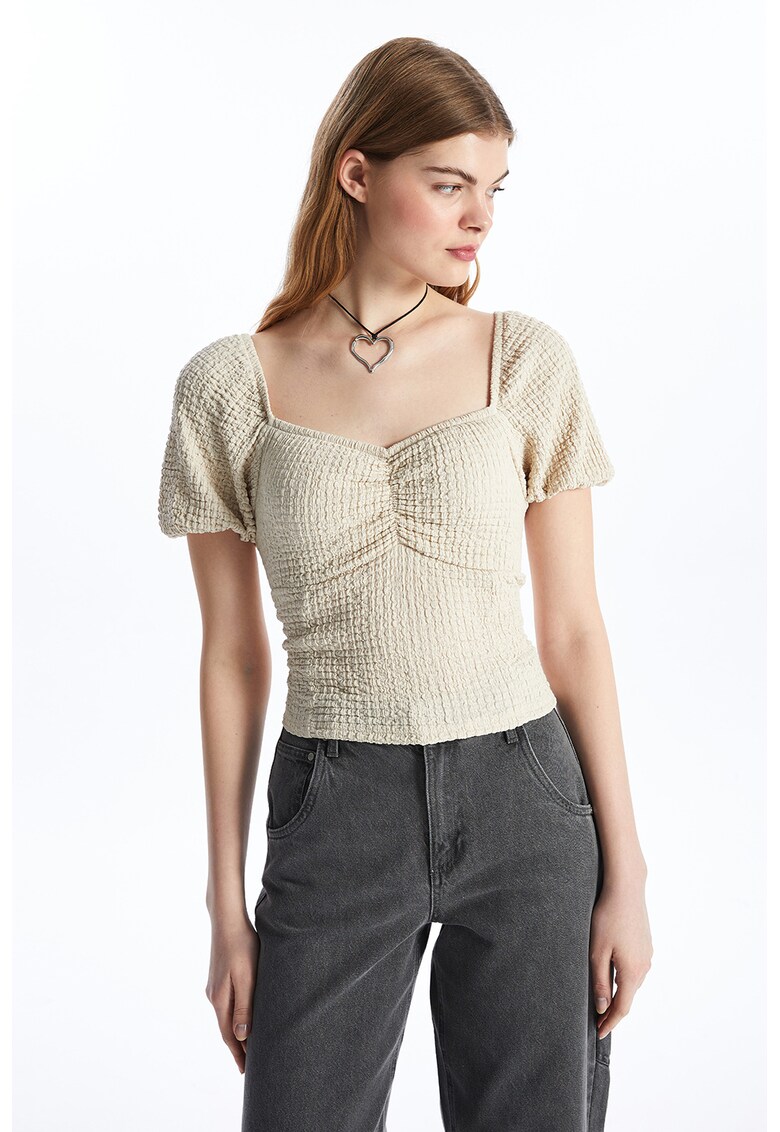 Bluza cu maneci bufante