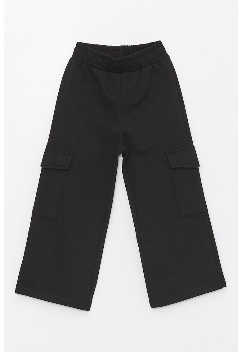 Pantaloni de trening cargo cu talie elastica