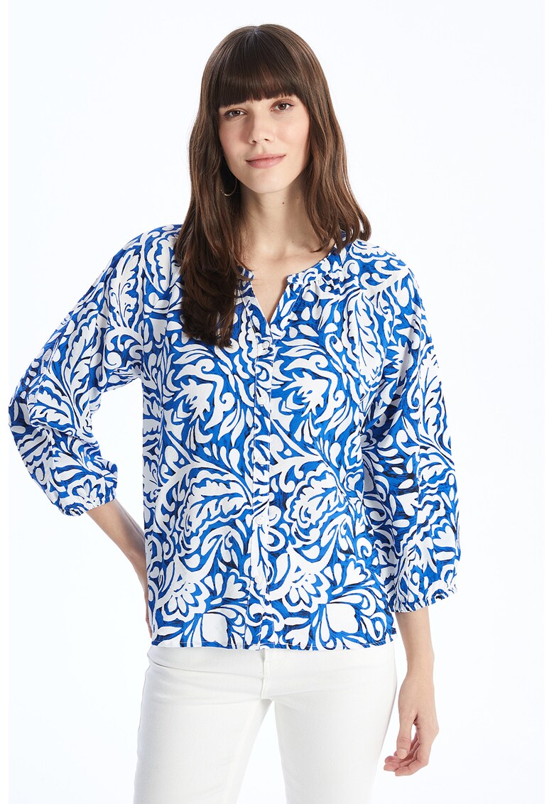 Bluza-tunica cu model abstract