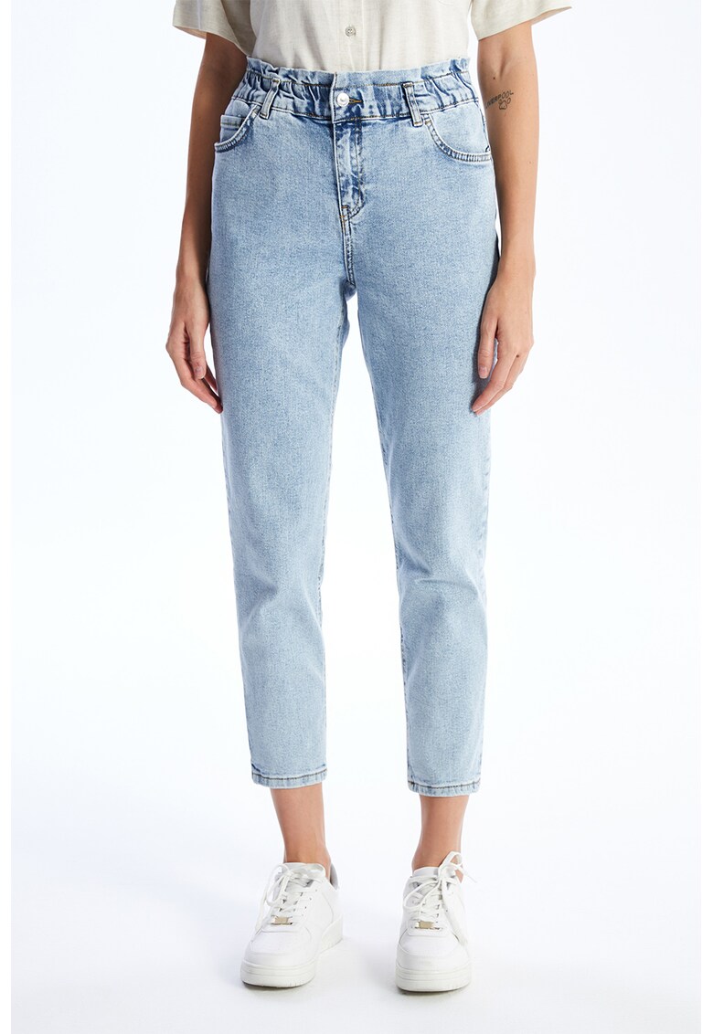 Blugi slim fit mom