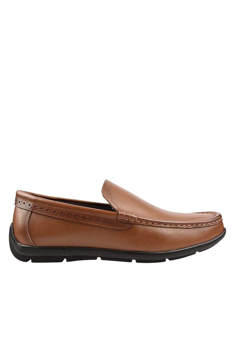 Pantofi casual - barbat - 231801 maro - piele naturala