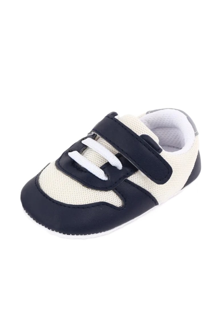 Pantofi Sport Textil - Piele Ecologica - Baieti - Siret - Velcro - Multicolor