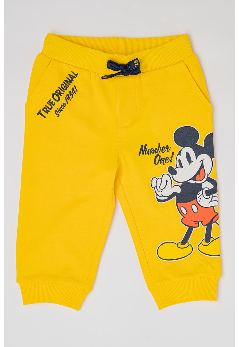 Pantaloni de trening cu imprimeu Mickey Mouse