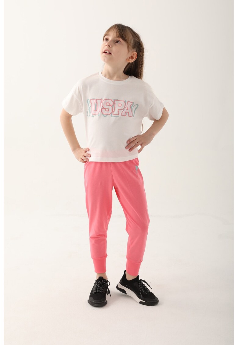 Set de imbracaminte cu imprimeu logo - 2 piese