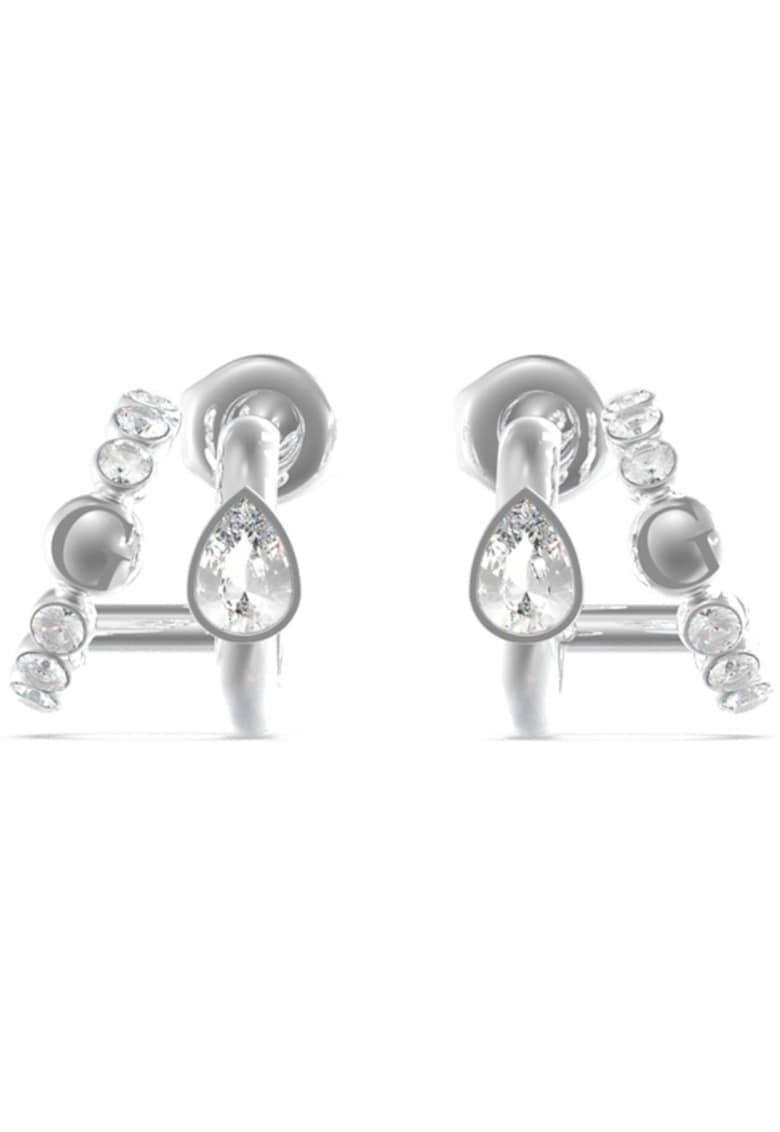 Cercei Crazy Earring stud lung si cristale JUBE03303JWRHT-U - Argintiu