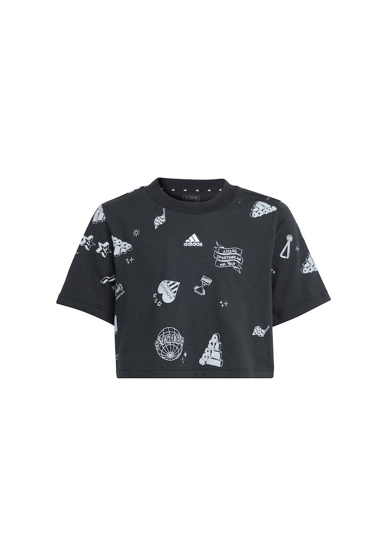 Tricou pentru copii - Negru - Bumbac - Negru