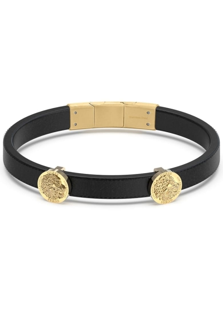 Bratara Lion King piele JUMB03013JWYGT-U - Auriu - Negru