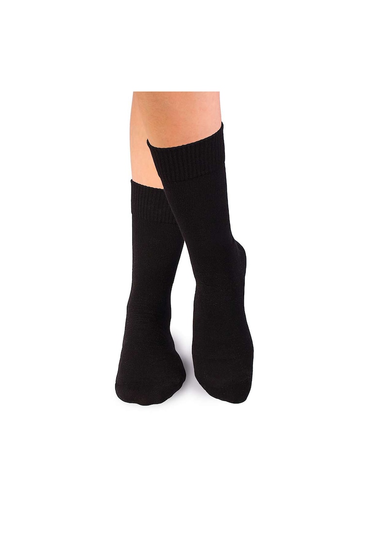 Sosete pentru diabetici cu compresie scazuta - Negru Sosete pentru diabetici cu compresie scazuta - Negru
