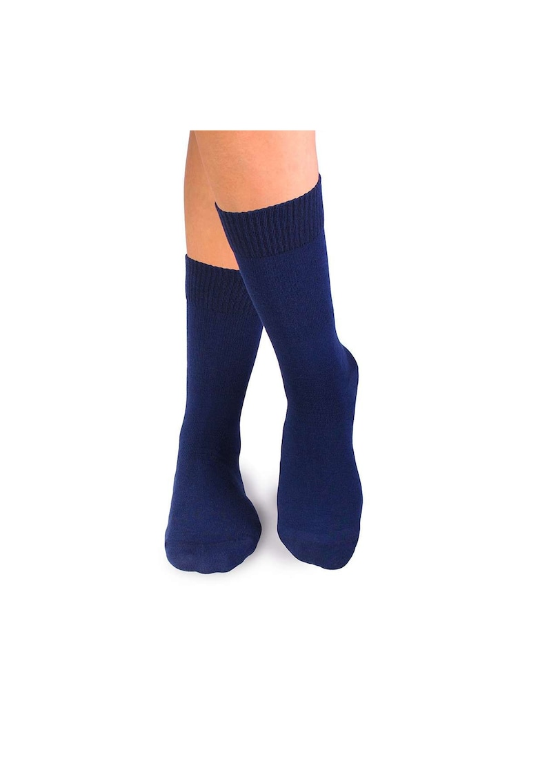 Sosete pentru diabetici cu compresie scazuta Albastru inchis