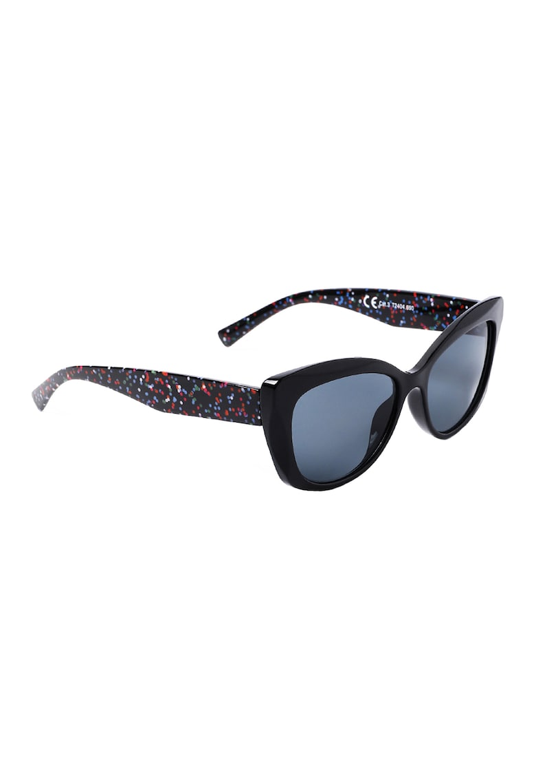 Ochelari de soare cat-eye Sarina - Rosu/Negru