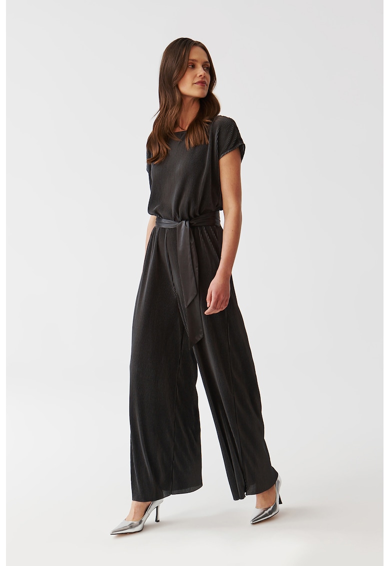 Salopeta lunga cu aspect striat - Negru
