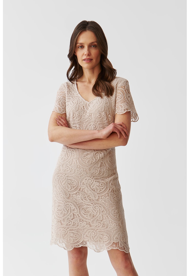 Rochie dreapta cu decolteu in V Sono Rochie dreapta cu decolteu in V Sono