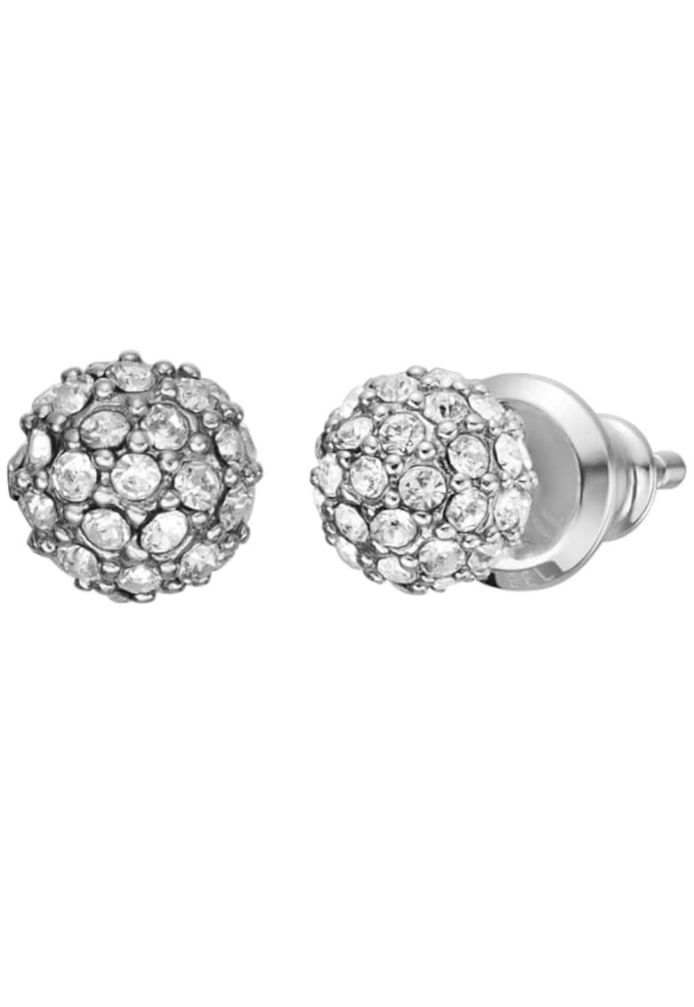 Cercei stud si cubic zirconia JOF00988040 - Argintiu