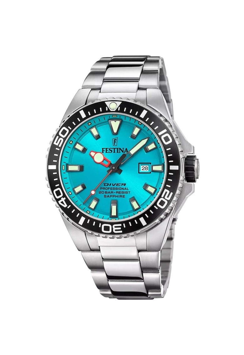 Ceas barbatesc F20663/5 Quartz Argintiu