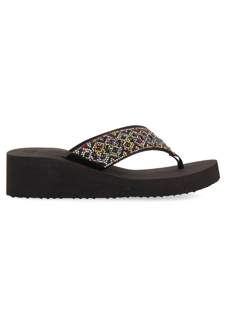 Papuci flip-flop wedge Drenove – Multicolor – Gioseppo Papuci flip-flop wedge Drenove – Multicolor – Gioseppo