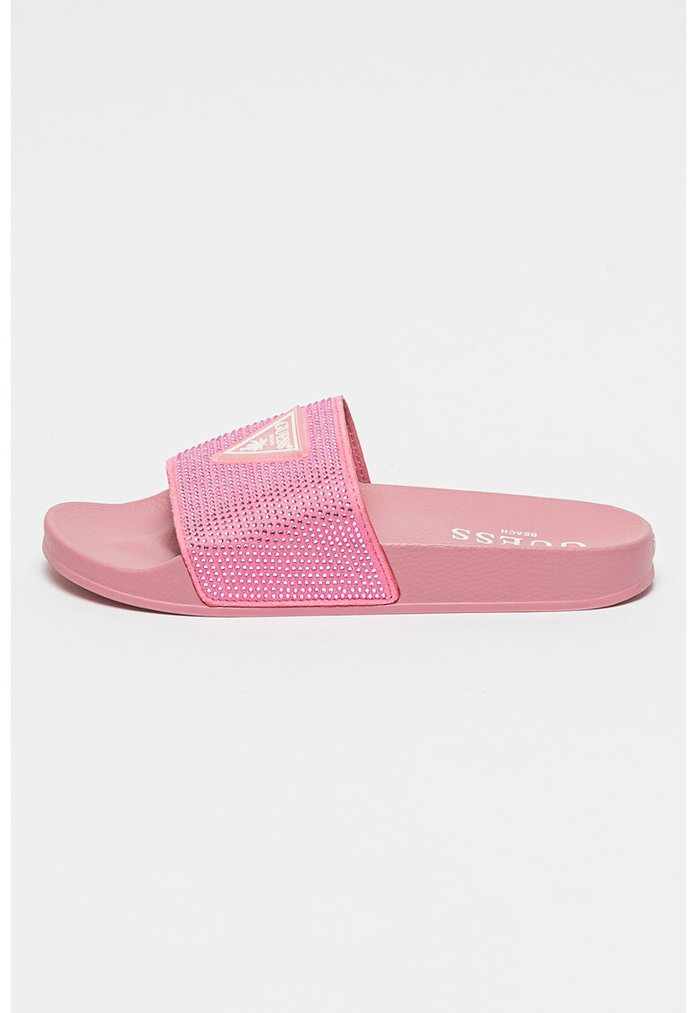 GUESS Чехли с декоративни камъни за Жени GUESS Чехли с декоративни камъни за Жени
