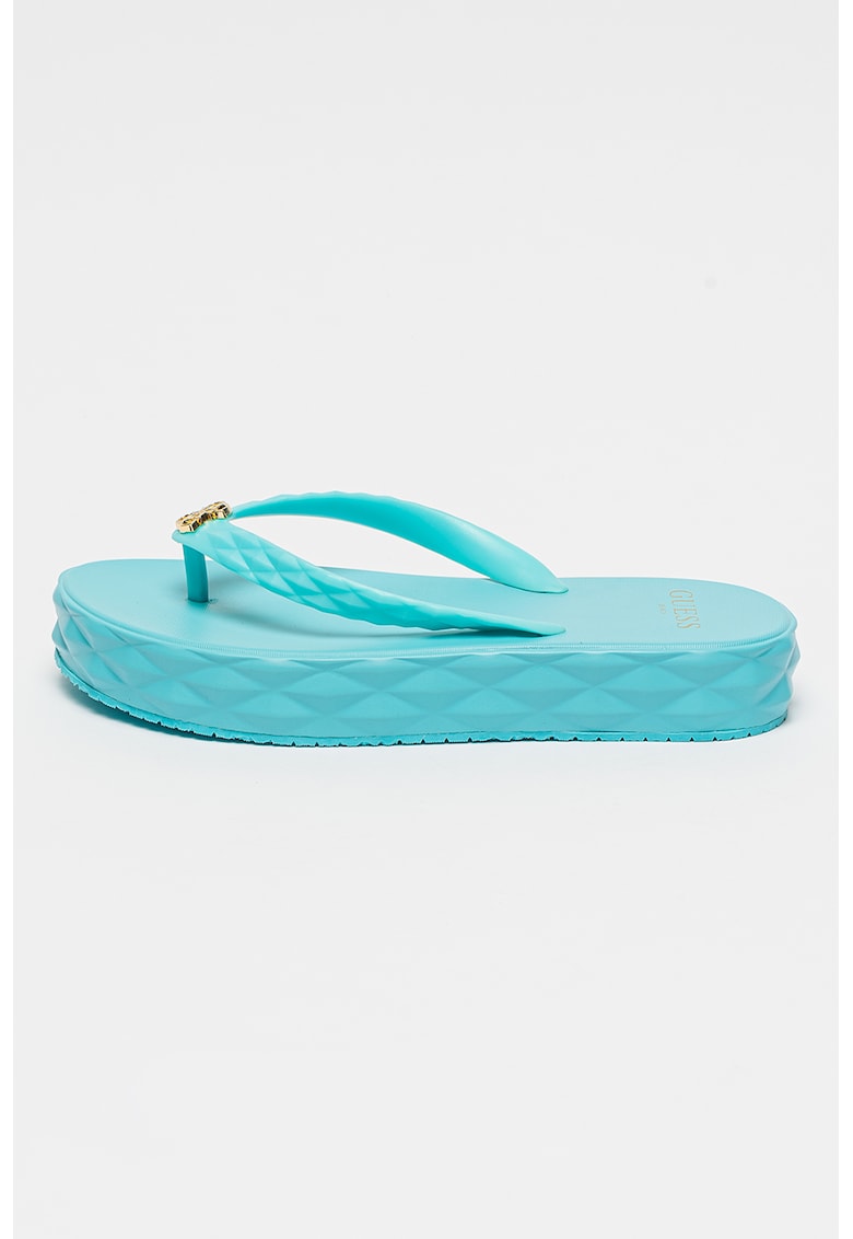 Papuci flip-flop cu talpa flatform