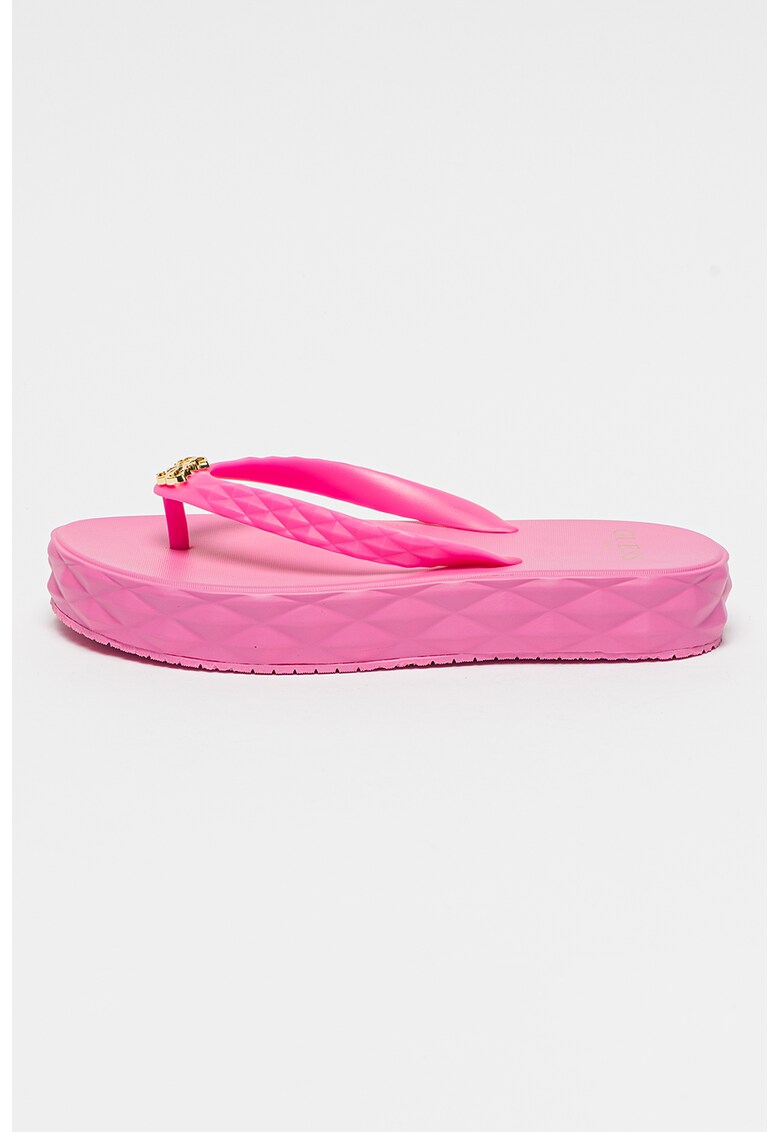 Papuci flip-flop cu talpa flatform