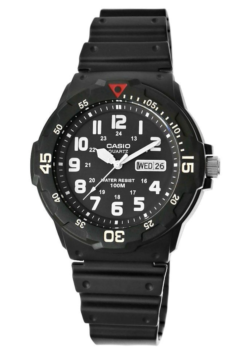 Casio Ceas barbatesc MRW-200H-1BVEG - analog - data - rezistent la apa - negru - 42mm