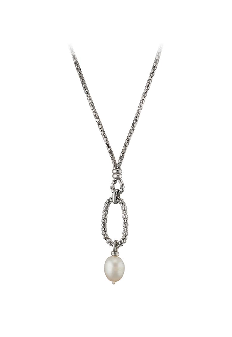 Loisir by Colier din argint decorat cu pandantiv cu perla