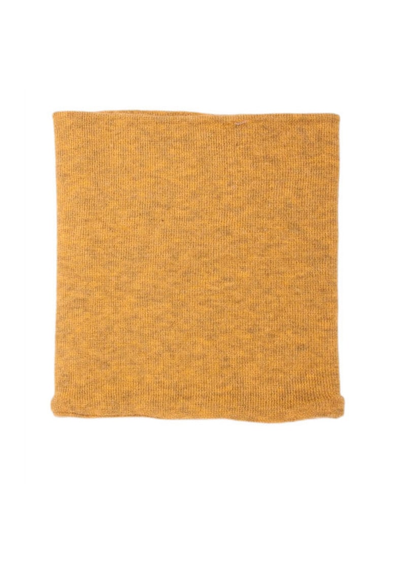 Guler Dublat - Acril - Fete - Galben Mustar - One Size