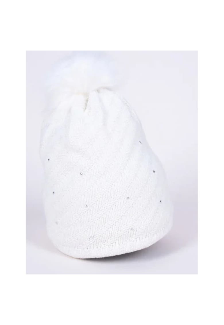 Caciula Model Leila - Acril - Fete - Alb