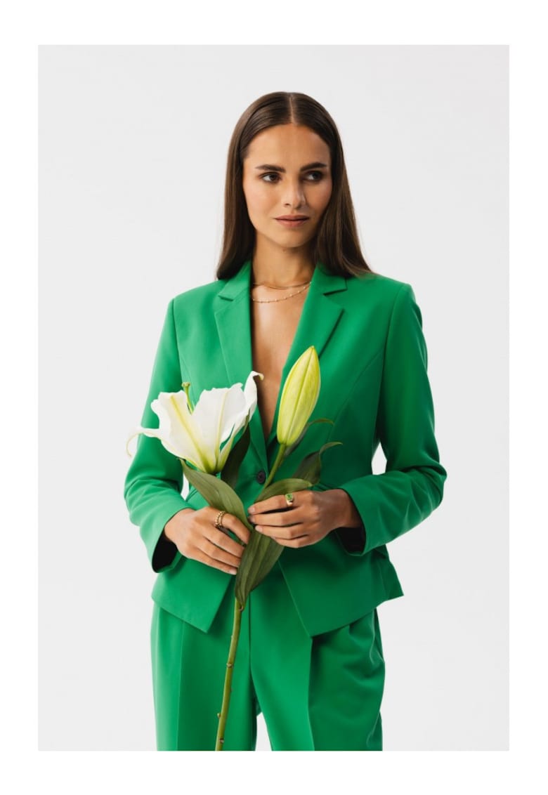 Jacheta formala pentru femei -  Guelon - verde deschis