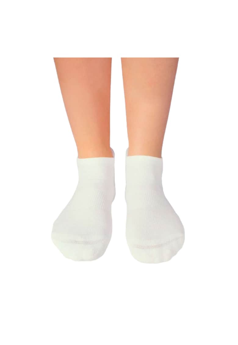 Sosete Scurte din Bumbac organic Active Day Alb Sosete Scurte din Bumbac organic Active Day Alb