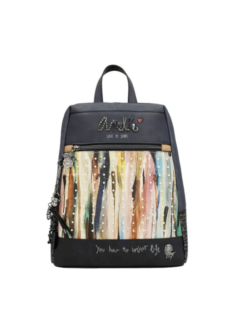 Rucsac de dama Hollywood - Multicolor - 26x32x10 cm