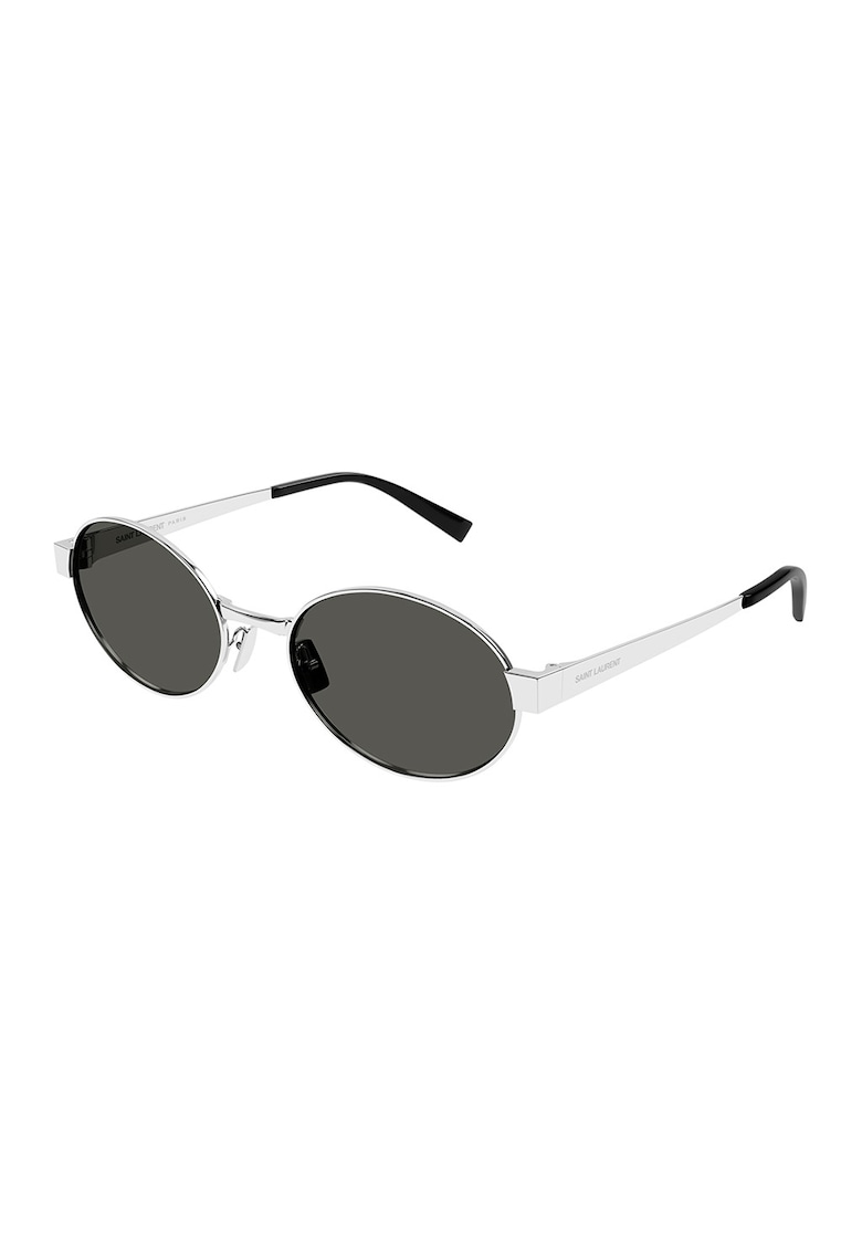 Ochelari de soare ovali cu aspect metalic
