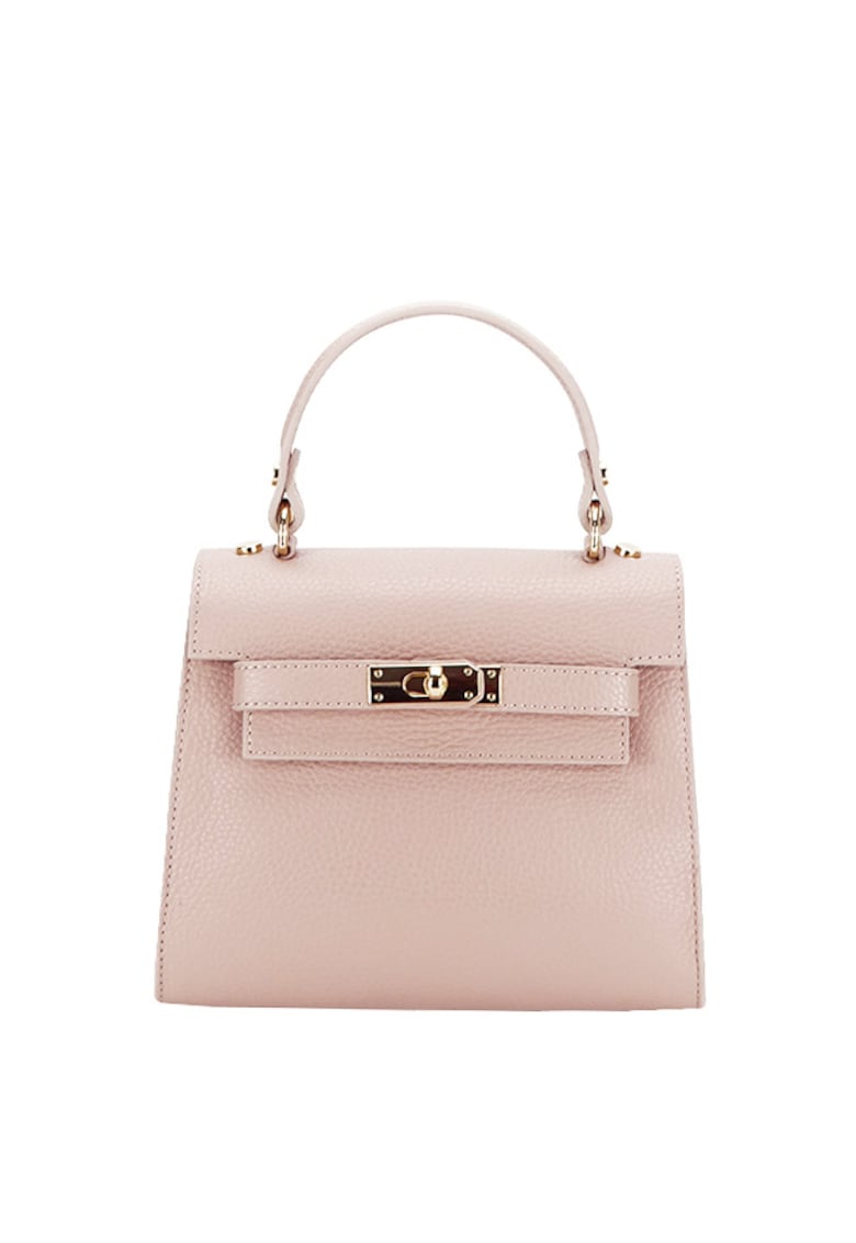 Geanta mica din piele naturala B-8949 121 Fucsia 6759