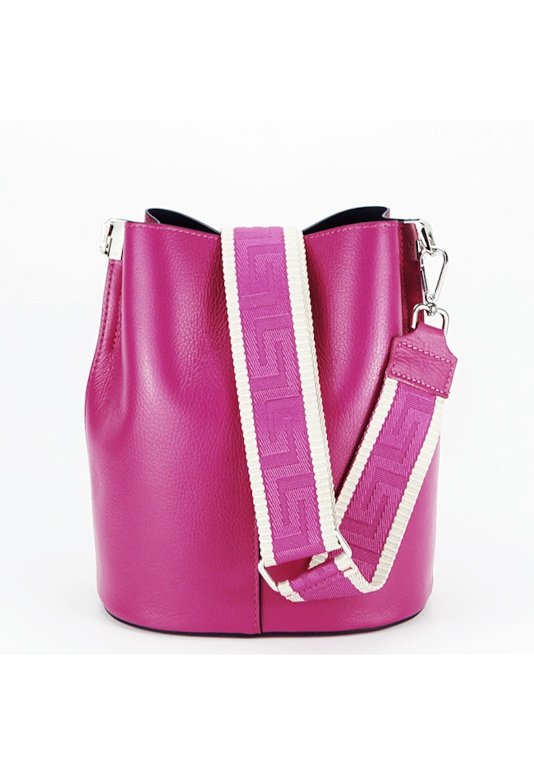 Geanta tip sac din piele naturala 8951 122 Maro 14021