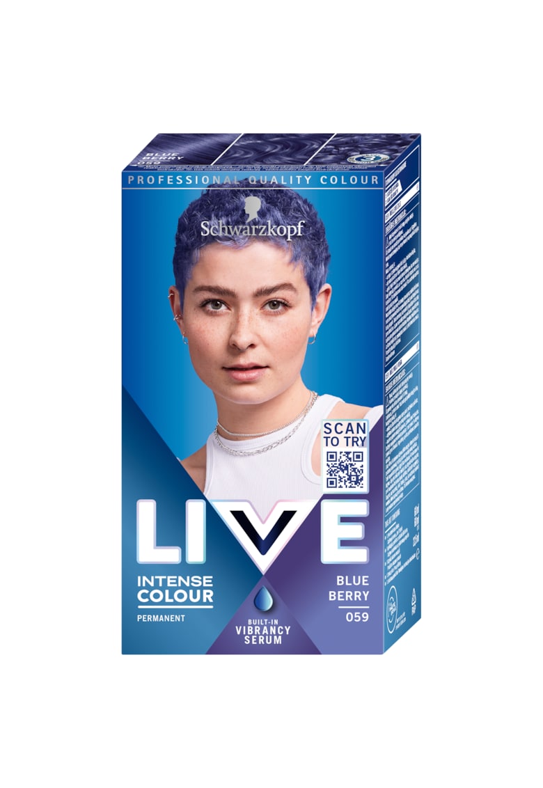 Vopsea de par permanenta Schwarzkopf Intense Colour - 059 Blue Berry - 142.5 ml