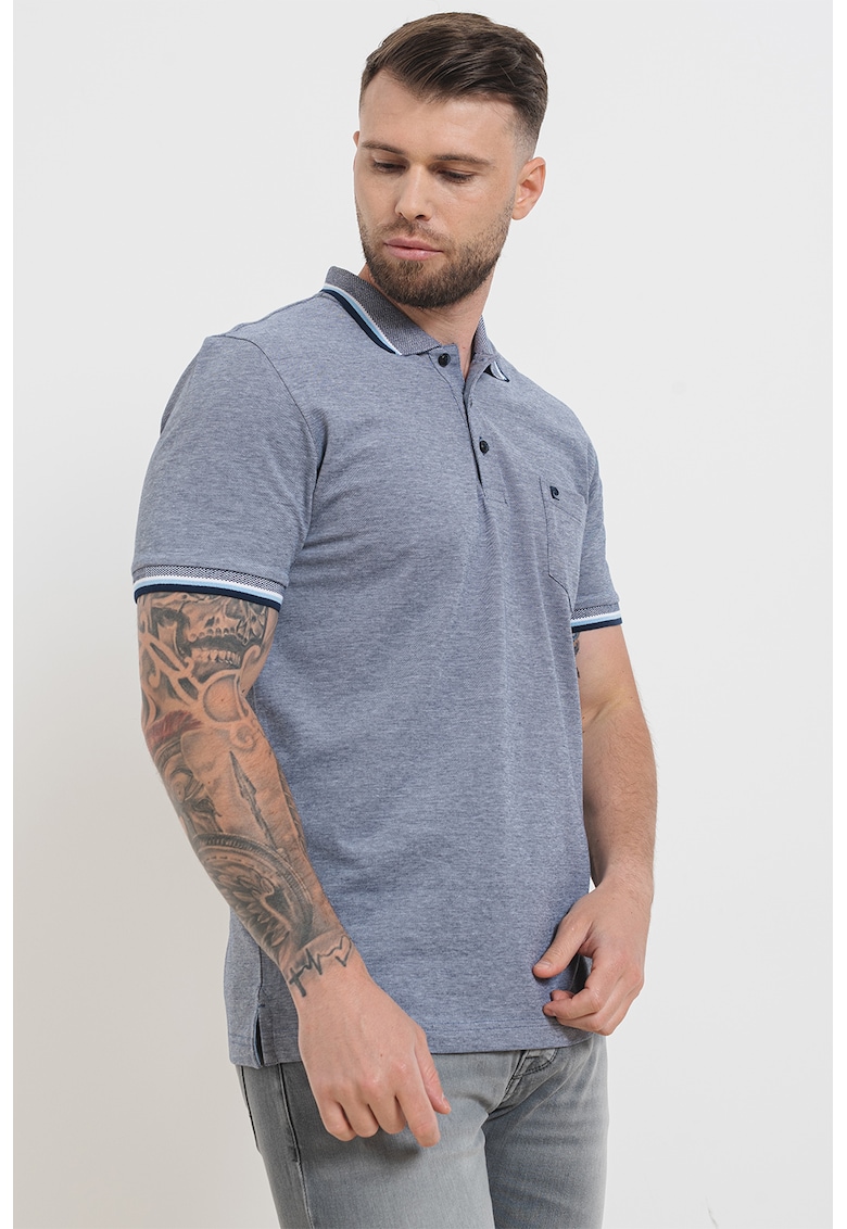 Tricou polo regular fit din bumbac