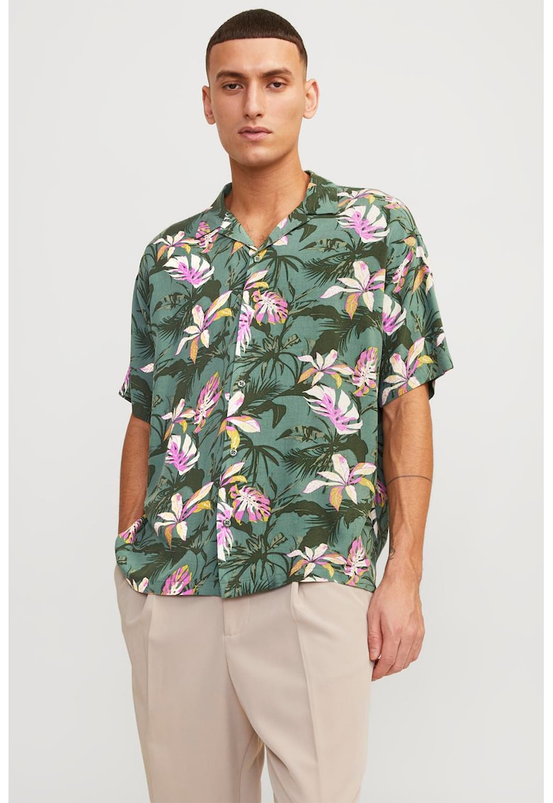 Риза Hawaiian със свободна кройка