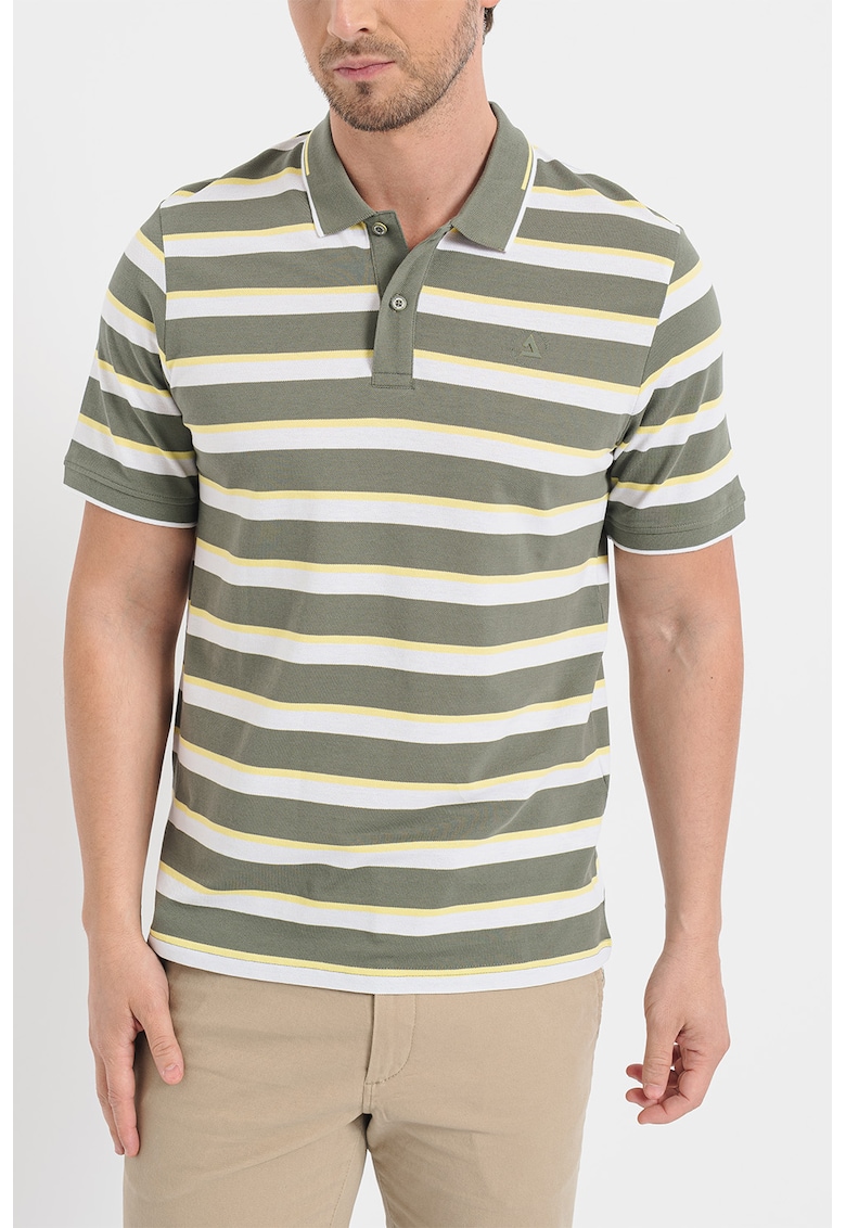 Tricou polo cu model in dungi Hass
