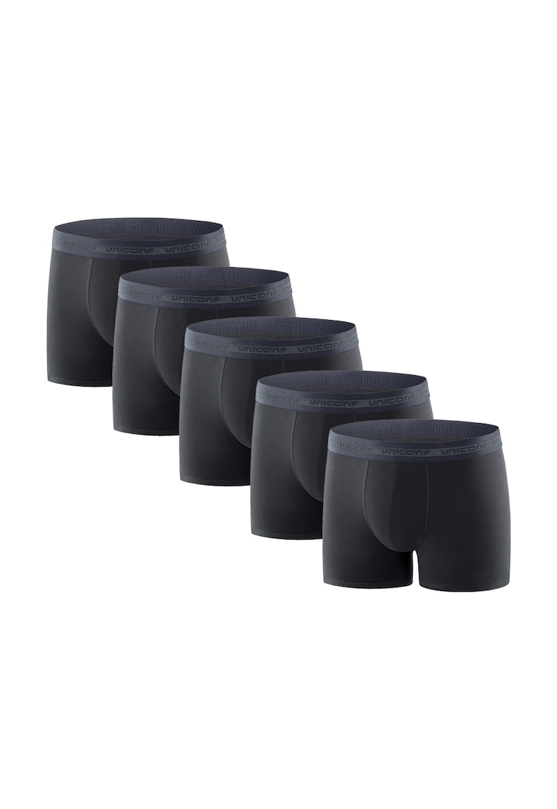 Set 5 buc boxeri pentru barbati BB08PEC - - Negru