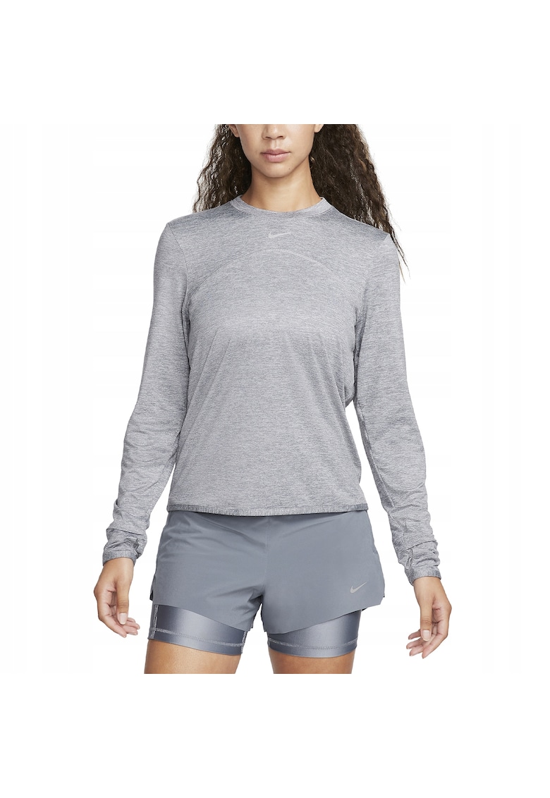 Bluza sport dama - Dri-FIT Swift UV - Poliester - Gri - Gri