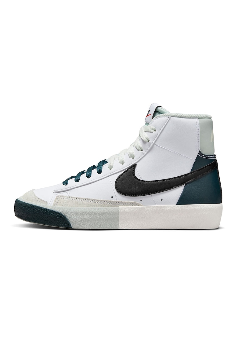 Pantofi sport mid-high din piele si piele ecologica Blazer Mid '77