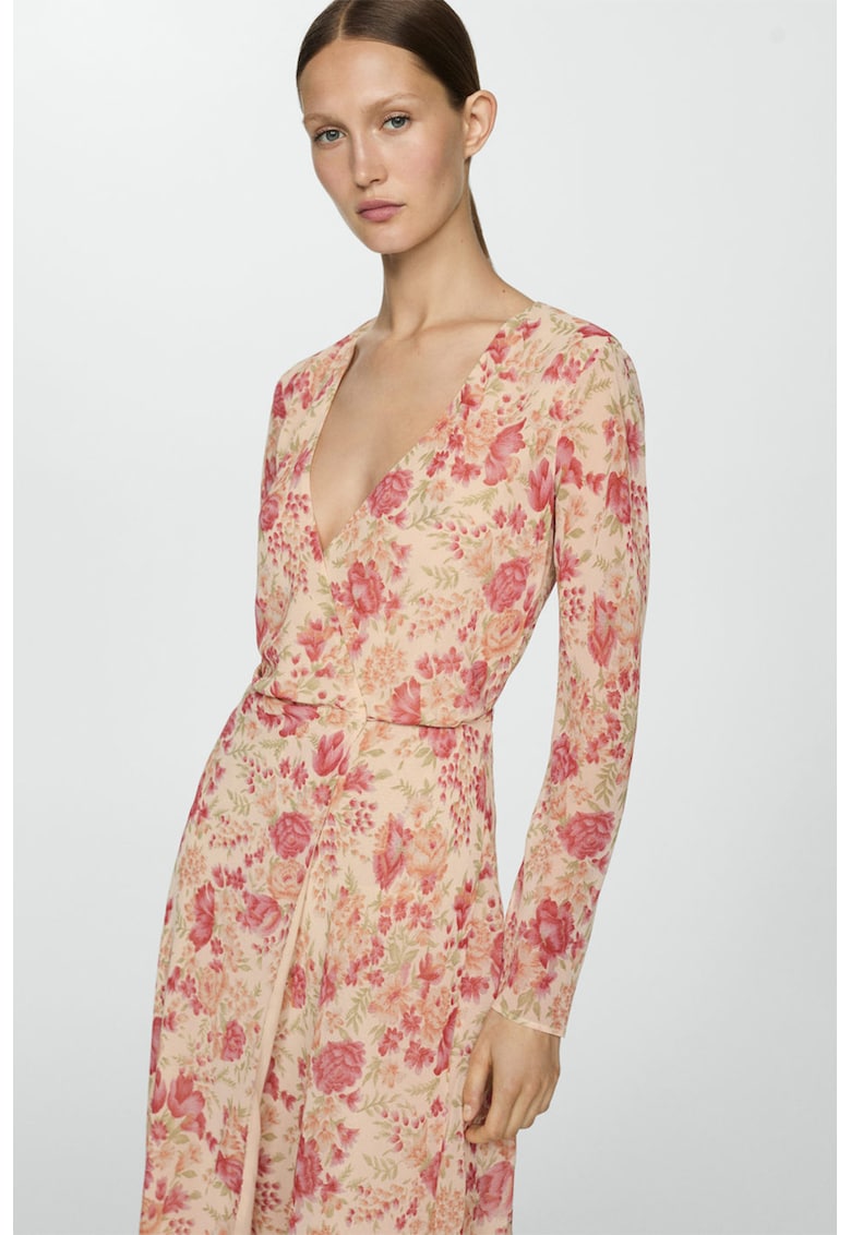 Асиметрична флорална рокля Clari