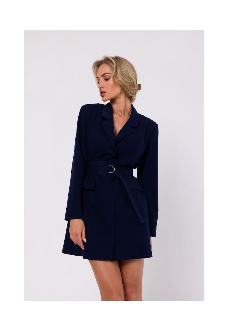 Rochie sacou cu curea - Poliester