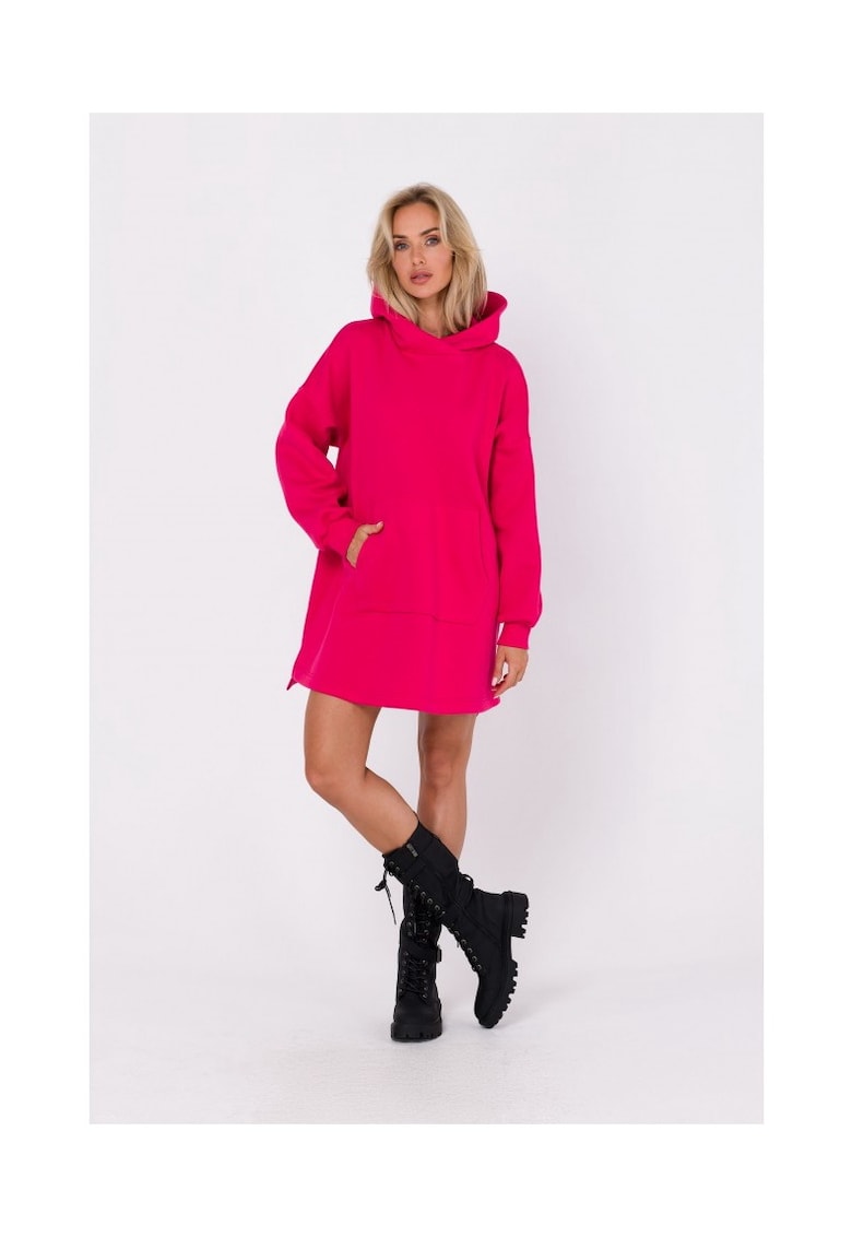 Rochie cu gluga si buzunar kangaroo