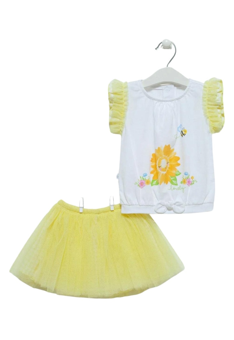 Compleu cu fustita din tulle - 2 piese - TKK7117
