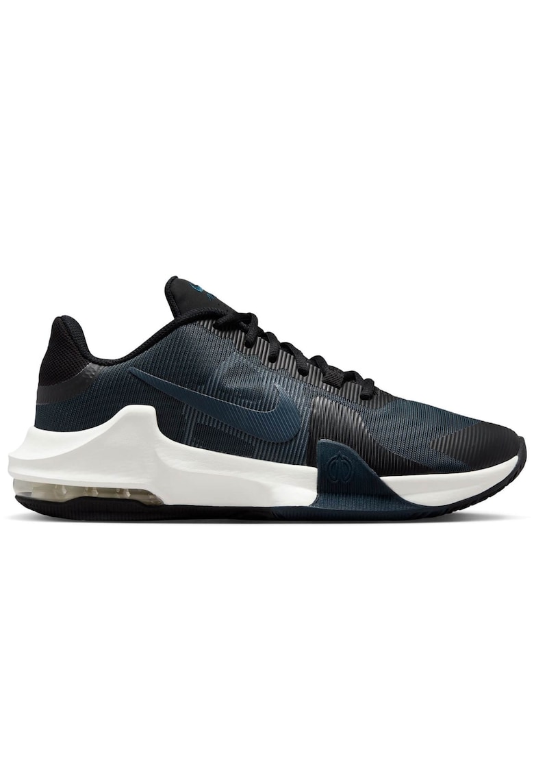 Pantofi cu imprimeu logo pentru baschet Air Max Impact 4 - Albastru inchis